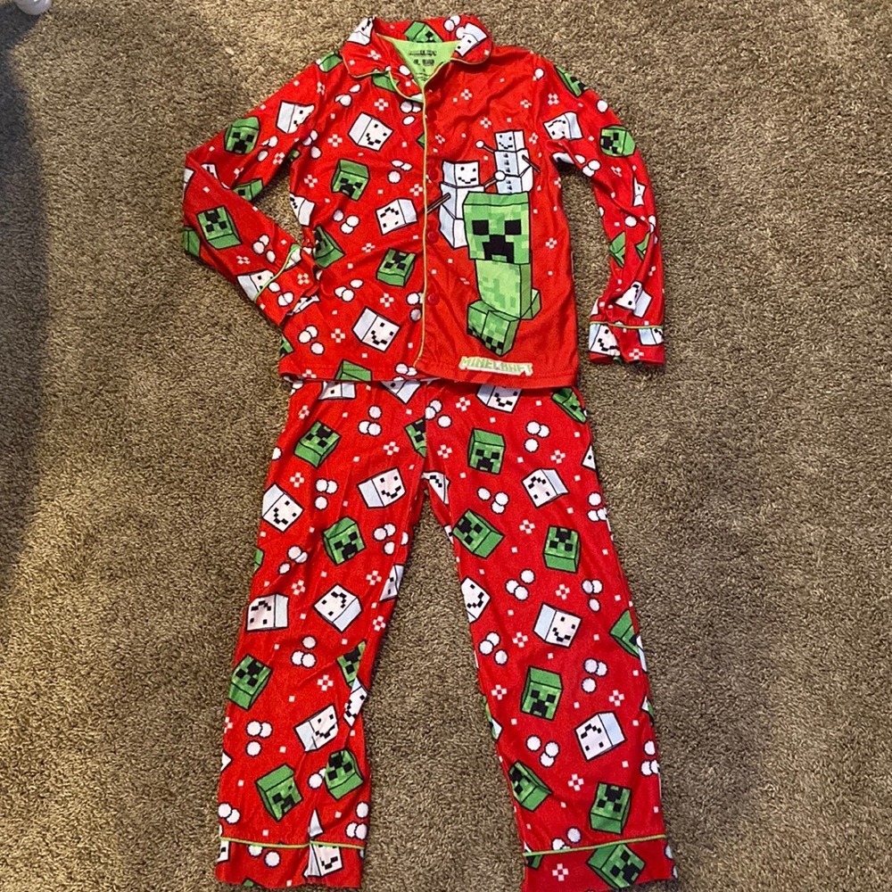 Minecraft Christmas / Winter Pajamas - Small